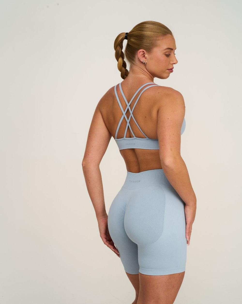 Elevate™ Sculpting Seamless High Apex Bra | Blue Haze