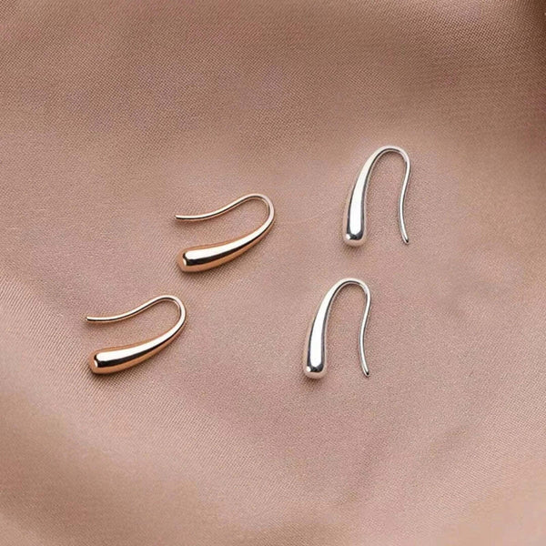 Antique Gold and Silver Drop Earrings — image 1