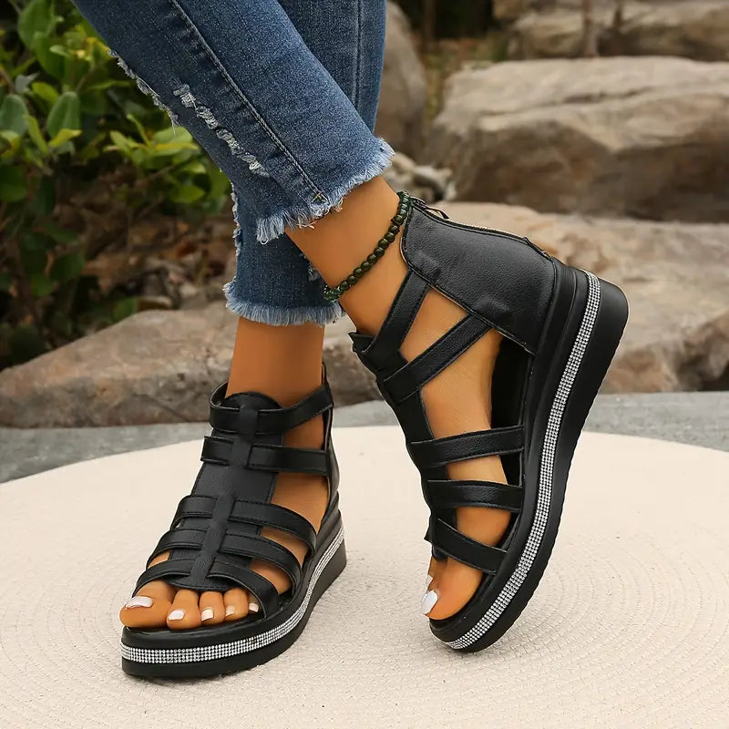 Capri Orthopedic Gladiator Sandals