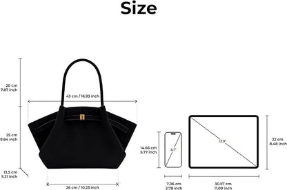 Henna Maxi Suede Bag