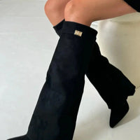 Lavista Suede knee high boots - Black