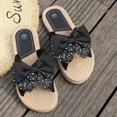Bella Bow Espadrille Slides – The Pretty Sandal That Feels as Good as It Looks