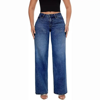 Osonn™ Mid-Low Rise Stretch Wide-Leg Jeans