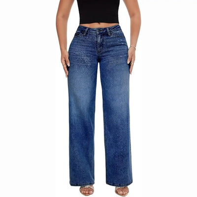Osonn™ Mid-Low Rise Stretch Wide-Leg Jeans
