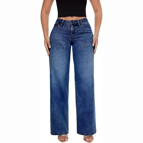Osonn™ Mid-Low Rise Stretch Wide-Leg Jeans