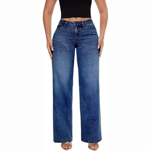 Osonn™ Mid-Low Rise Stretch Wide-Leg Jeans
