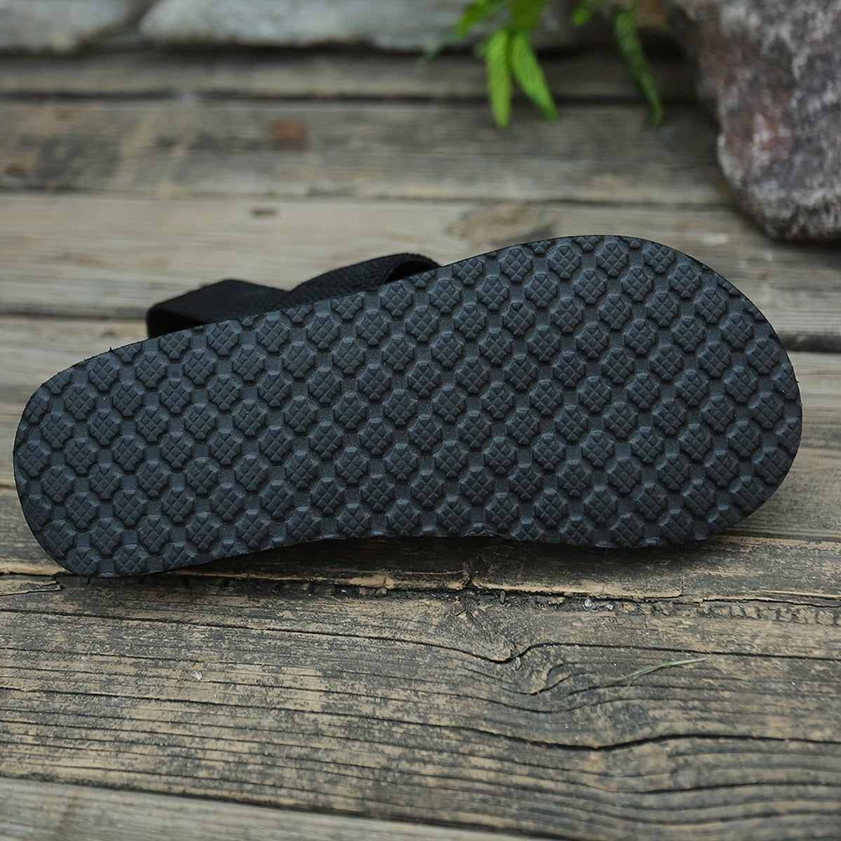 Stretch-Fit Woven Comfort Sandals