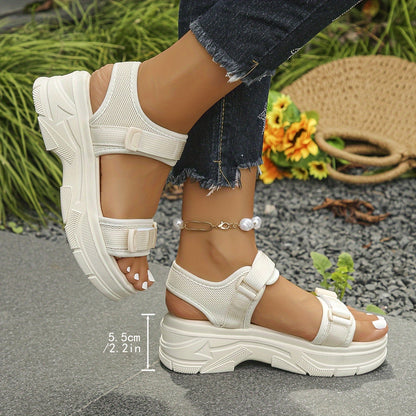 Cloud-Step Sporty Platform Sandals