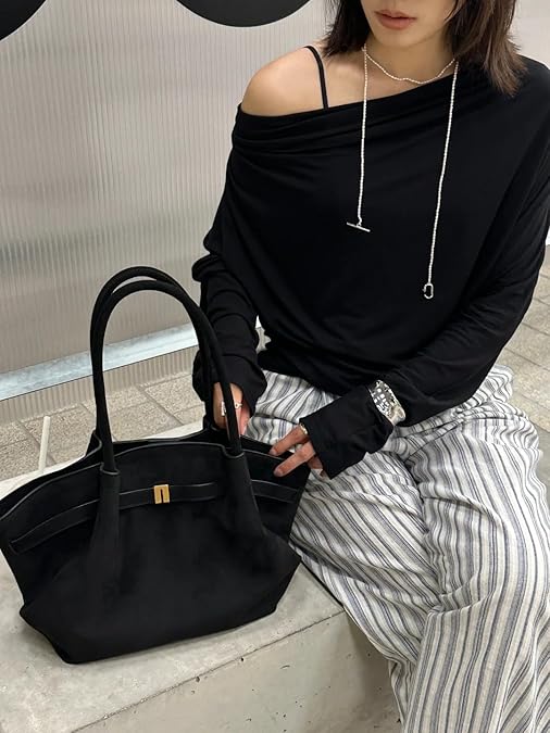 Henna Maxi Suede Bag