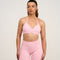 Elevate™ Sculpting Seamless Adjustable Halter Bra | Cotton Pink