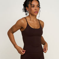 Elevate™ Sculpting Seamless Scoop Neck Cami | Coffee