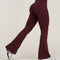 Elevate™ Sculpting Mid V-Waist Scrunch Flare | Dark Mauve
