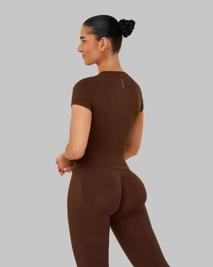 Elevate™ Compression T-shirt | Bourbon Brown