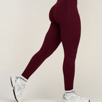 Elevate™ Sculpting Mid Waist Scrunch Leggings | Merlot