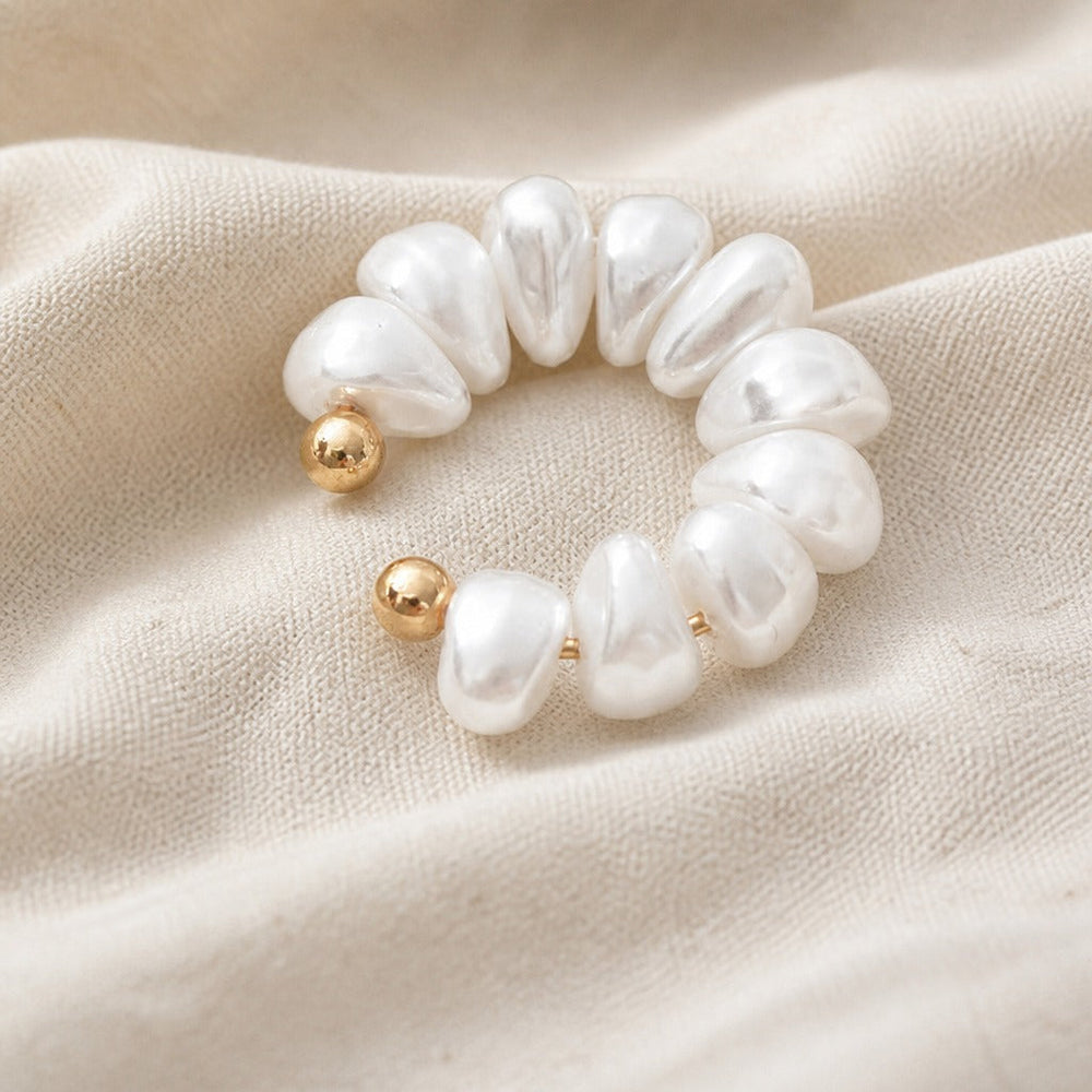 Baroque Pearl Vintage Earrings — image 2
