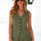 Osonn 2 Piece Sets for Women Spring Fashion Button Vest Tops High Waist Shorts Summer Business Casual Outfits