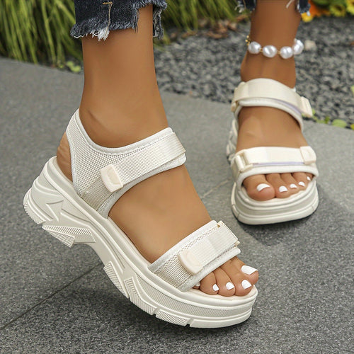 Cloud-Step Sporty Platform Sandals