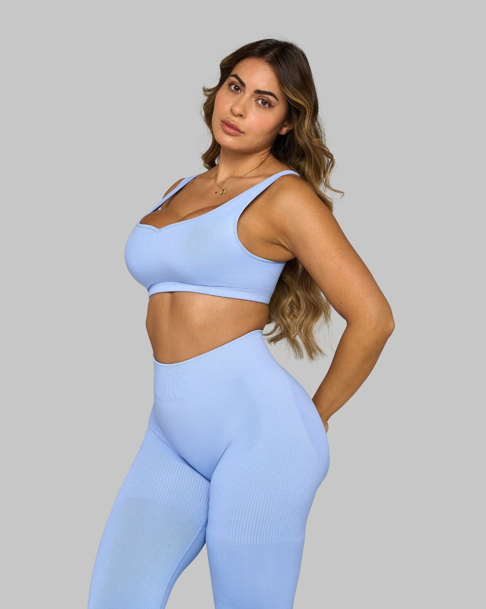 Elevate™ Sweetheart Impact Bra | Glacier