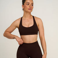 Elevate™ Sculpting Medium Impact Multiway Bra | Coffee