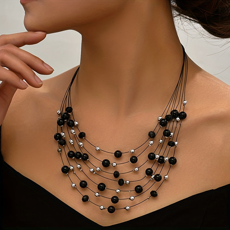 Romantic Bead Boho Necklace — image 3