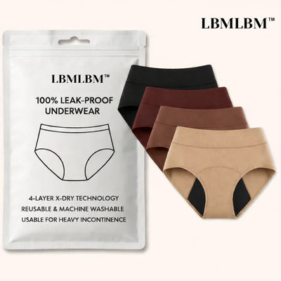 Leak-Proof Underwear — 4-Pack | All-Day Comfort & Protection