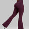 Elevate™ Sculpting Mid V-Waist Scrunch Flare | Winter Plum
