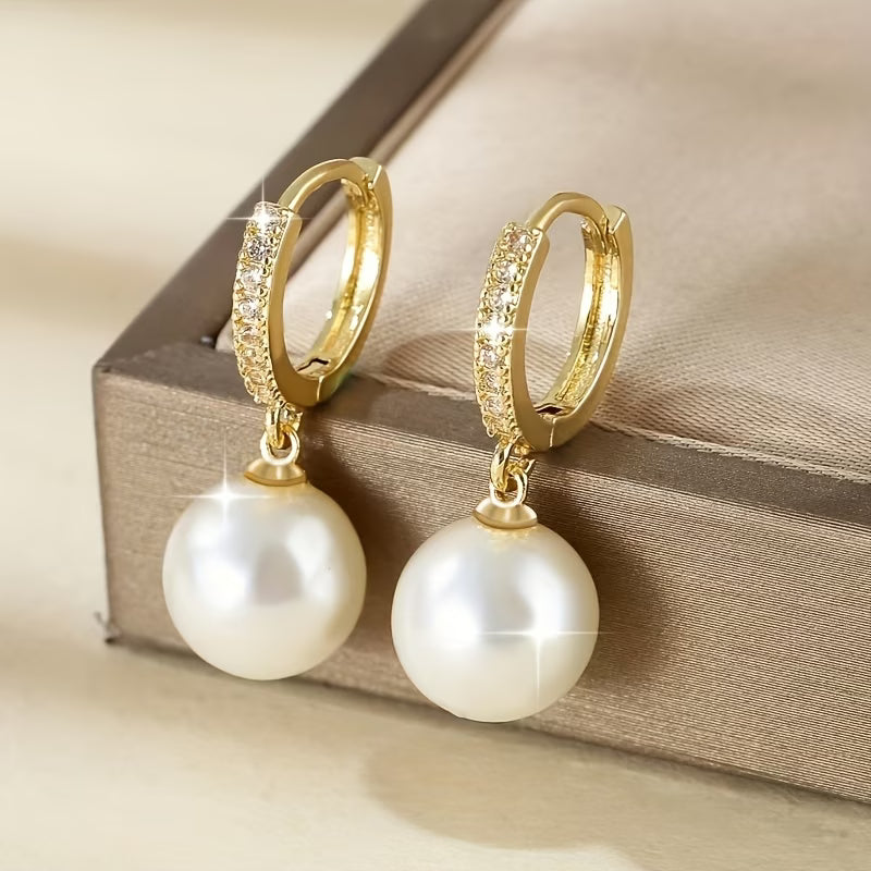 The Modern Pearl Drop Earrings — image 1
