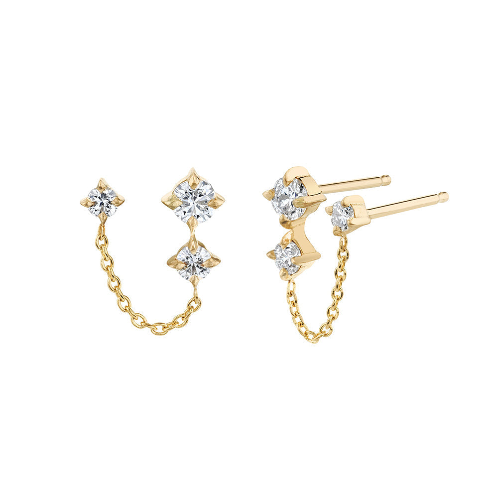 Esme Gold Dome Earrings — image 1