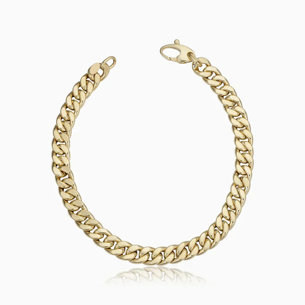 Estate Cuban Classic Gold Bracelet — image 1