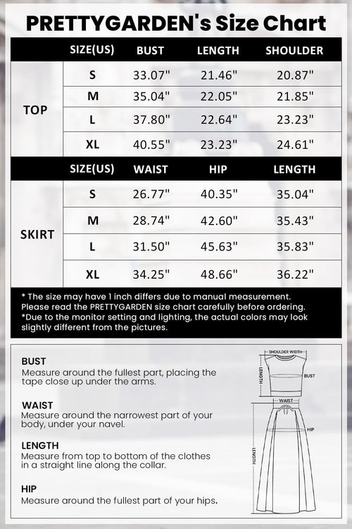 Osonn Summer Two Piece Skirt Set for Women Dressy Casual Knit Matching Travel Spring Vacation Lounge Outfits