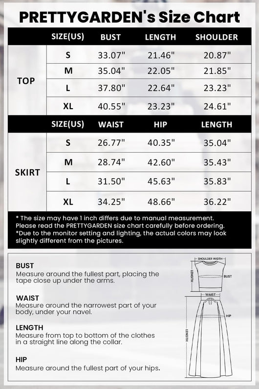 Osonn Summer Two Piece Skirt Set for Women Dressy Casual Knit Matching Travel Spring Vacation Lounge Outfits