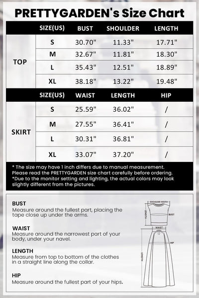 Osonn 2 Piece Maxi Skirt Sets Casual Knit Cropped Tank Top High Waisted Long Skirts Outfit