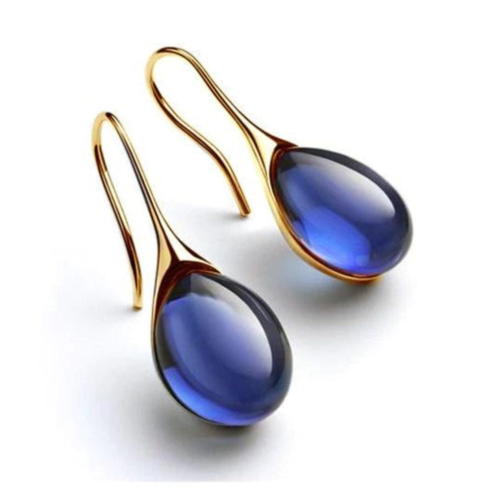Minimalist Crystal Drop Earrings — image 3
