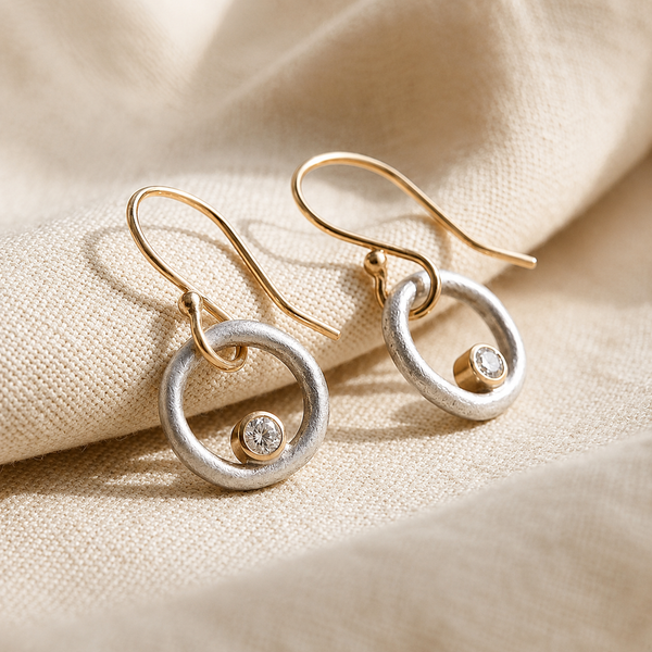 Laura Vintage Zirconia Earrings — image 1
