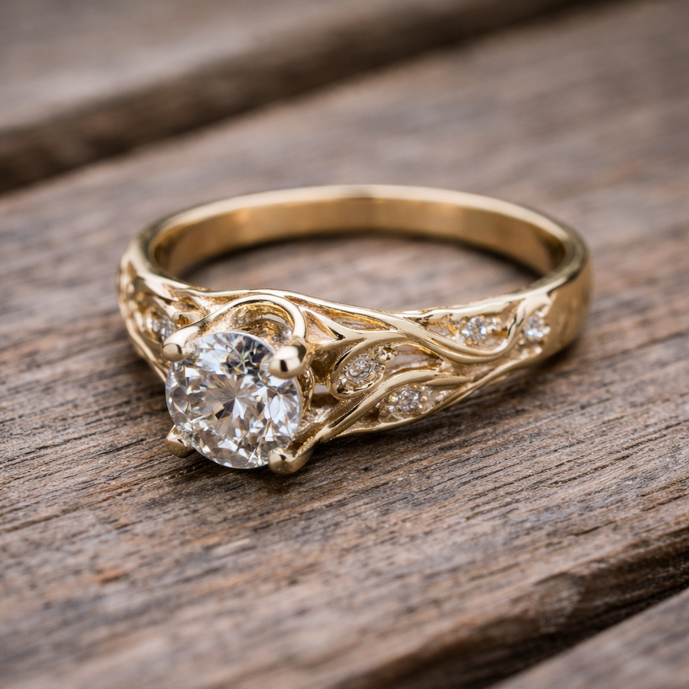 Exotic Zirconia Statement Ring