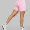 Elevate™ Sculpting Mid Waist Scrunch Shorts | Candy Pink