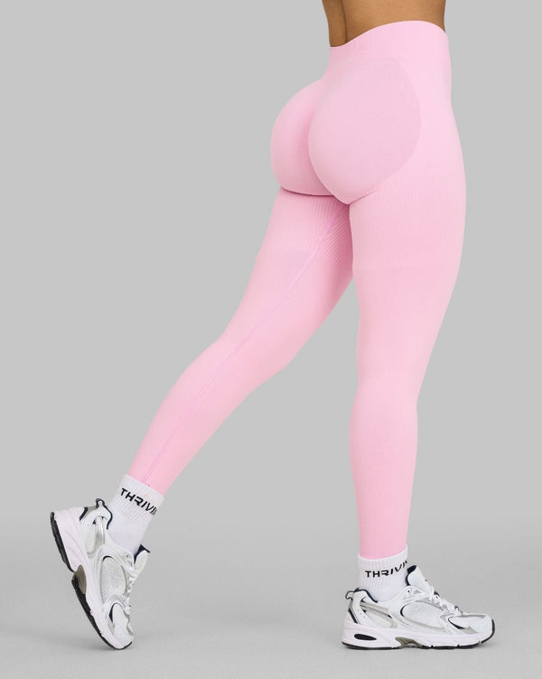 Elevate™ Sculpting Mid Waist Scrunch Leggings | Candy Pink
