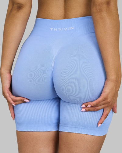 Elevate™ Sculpting Mid Waist Scrunch Shorts | Glacier