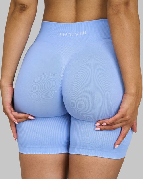 Elevate™ Sculpting Mid Waist Scrunch Shorts | Glacier