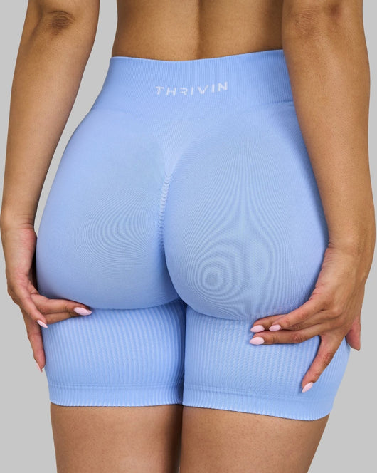 Elevate™ Sculpting Mid Waist Scrunch Shorts | Glacier