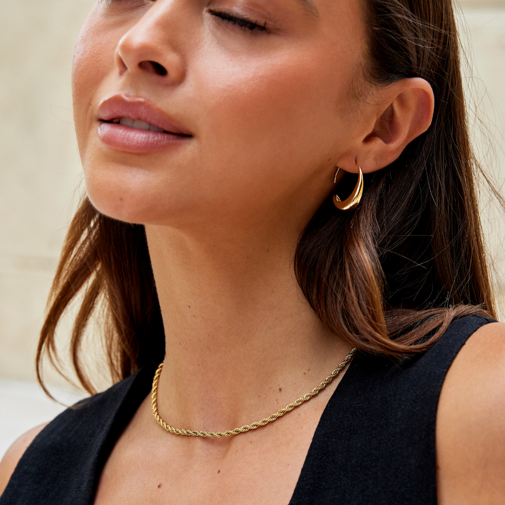 Drop Hoop Earrings — image 5