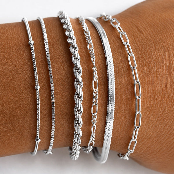 Isabella Vernetta White Gold Bracelet Set — image 1