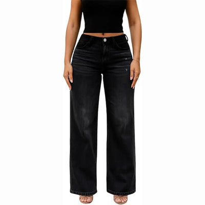 Osonn™ Mid-Low Rise Stretch Wide-Leg Jeans