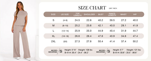 Osonn Womens 2 Piece Outfits Casual Cap Sleeve Lounge Set Summer Tracksuits Matching Sets Beach Fashion Travel Clothes