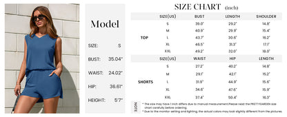 Osonn Women's Two Piece Lounge Set Summer Casual Oversized Shirts Biker Shorts Matching Airport Travel Outfit