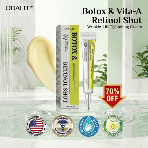 [🔥Last Day 70% OFF] ODALIT™ Botox & Retinol Shot - Eraser for Deep Wrinkles, Sagging Jowls & Puffy Eyes