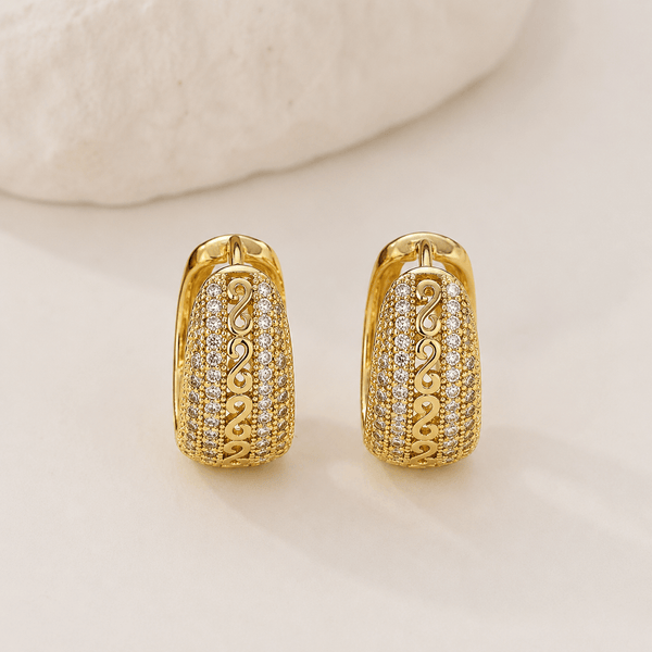 Bohemian Turquoise Bead Earrings — image 1