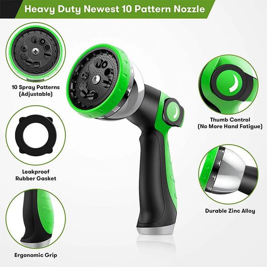 FlexEase No-Kink Expandable Garden Hose