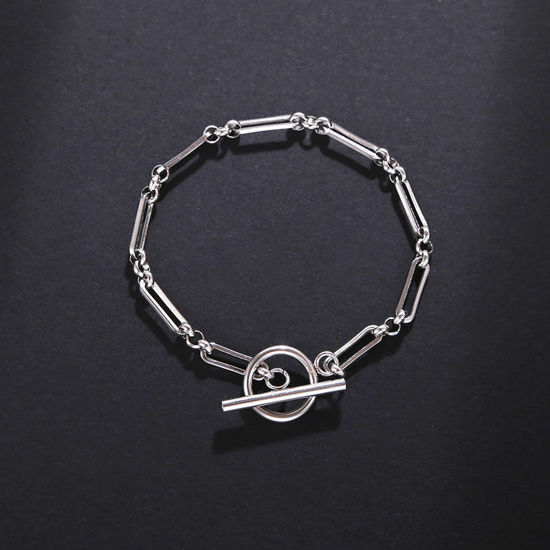 Sophisticated Link T-Bar Bracelet — image 2