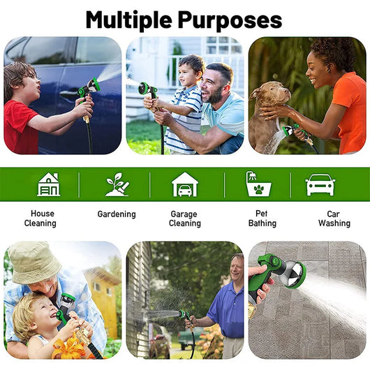 FlexEase No-Kink Expandable Garden Hose